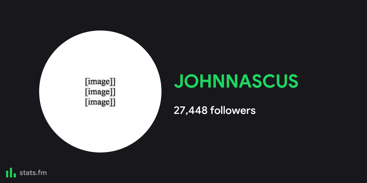 JOHNNASCUS Music Stats And More Stats Fm