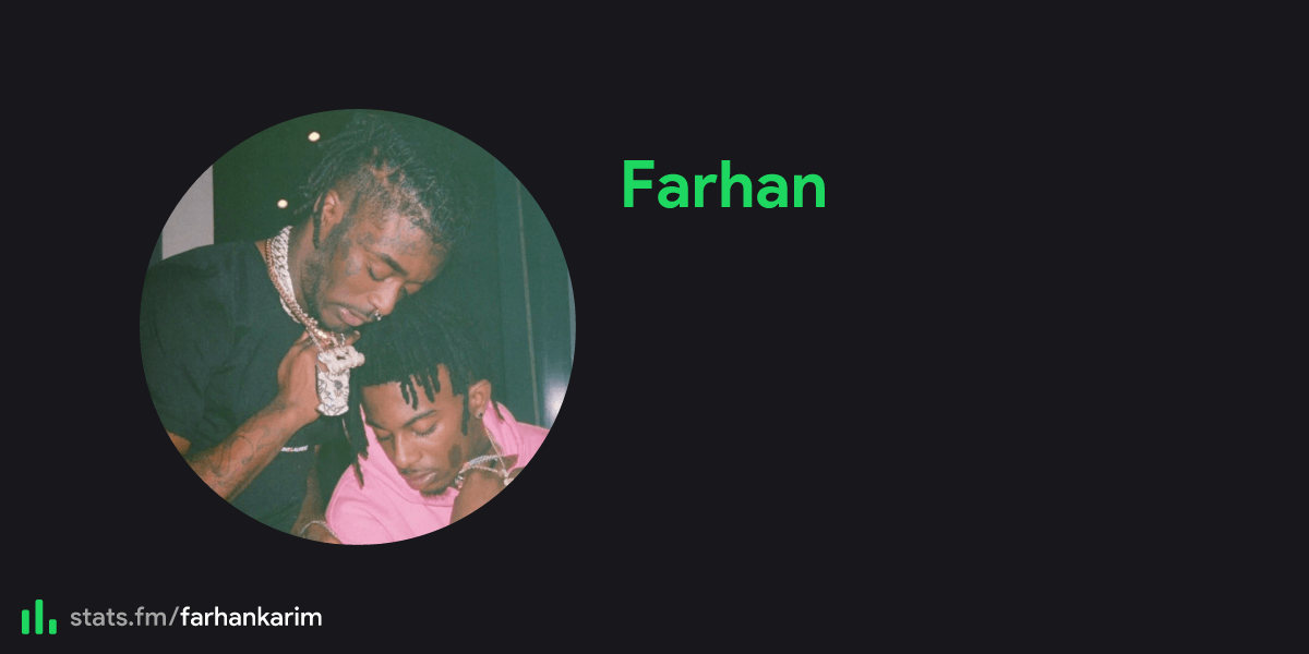 Farhan S Stats Streams And More Stats Fm