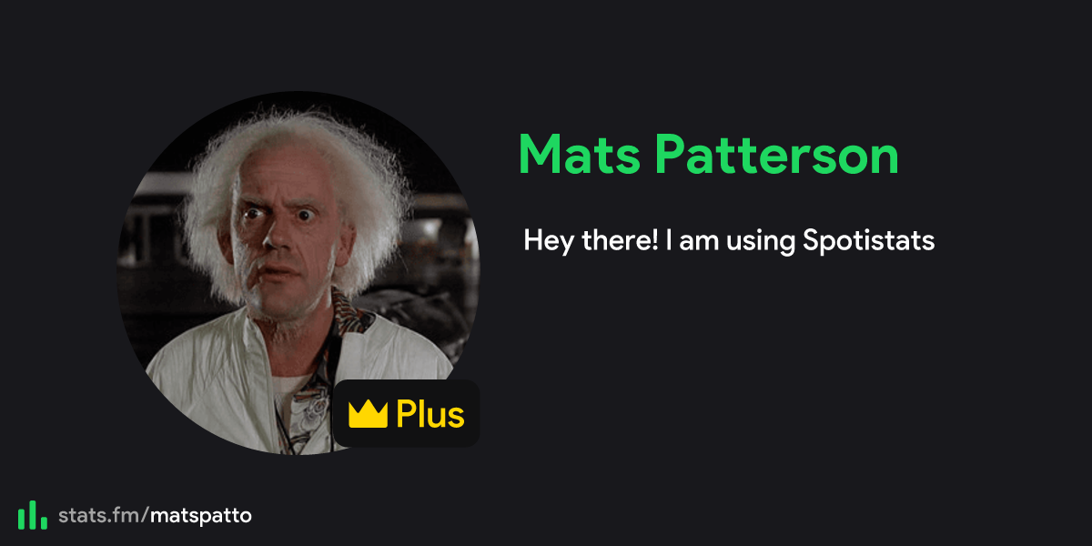 Mats Patterson S Stats Streams And More Stats Fm