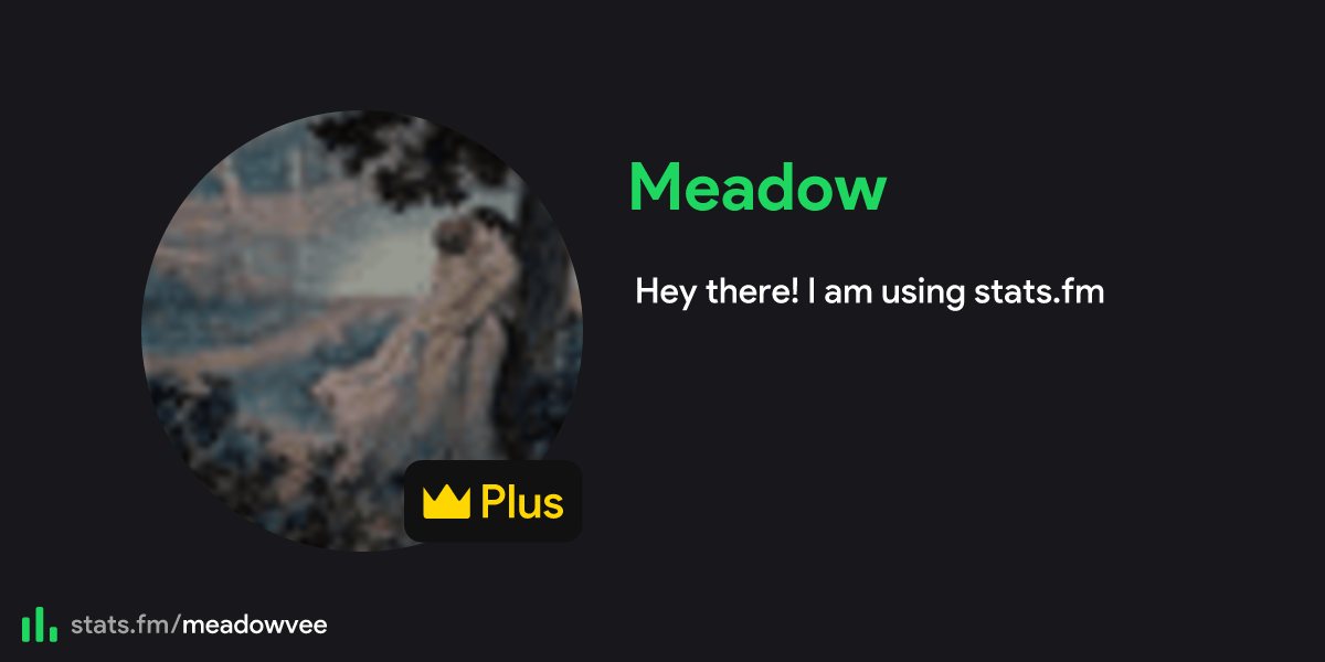 Meadow S Stats Streams And More Stats Fm