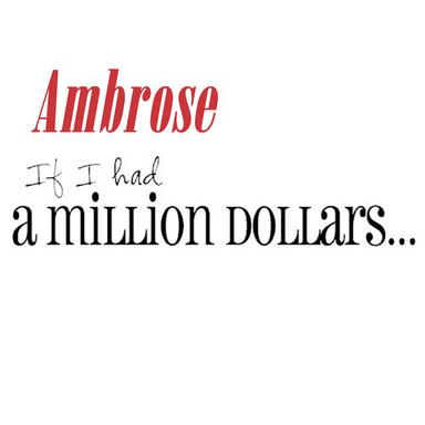 If I Had A Million Dollars