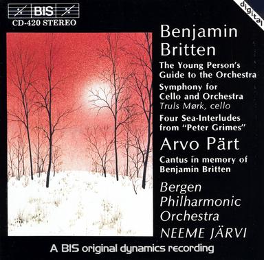 Cantus in memory of Benjamin Britten