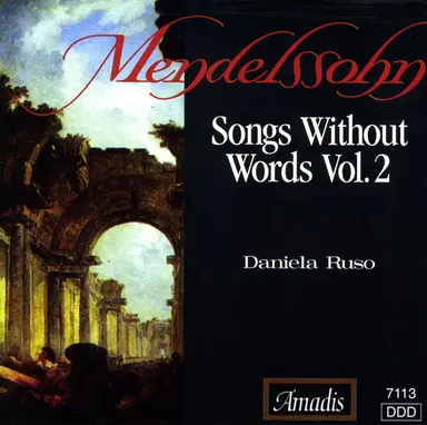 Lieder ohne Worte, Book 6, Op. 67: Lied ohne Worte (Song without Words) No. 31 in E-Flat Major, Op. 67, No. 1