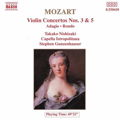 Mozart: Violin Concertos Nos. 3 and 5