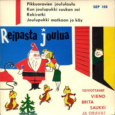 Kun joulupukki suukon sai