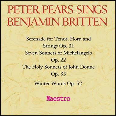 Serenade for Tenor, Horn & Strings, Op. 31: Epilogue