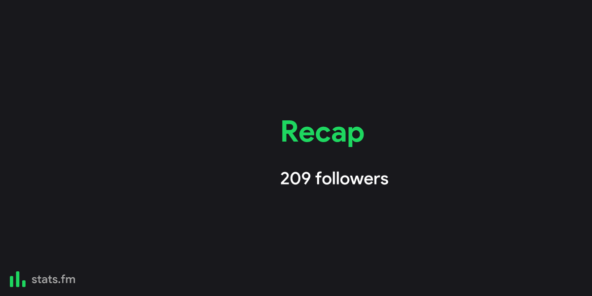 Recap music, stats and more | stats.fm