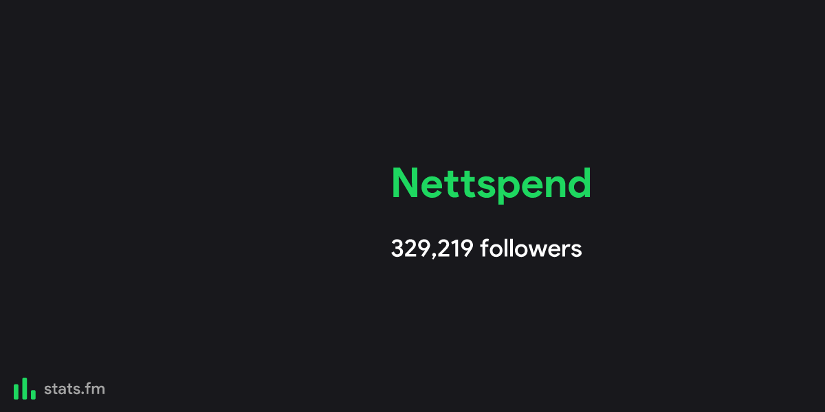 Nettspend music, stats and more | stats.fm