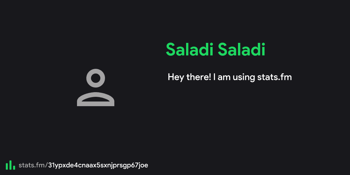 Saladi Saladi's stats, streams and more | stats.fm