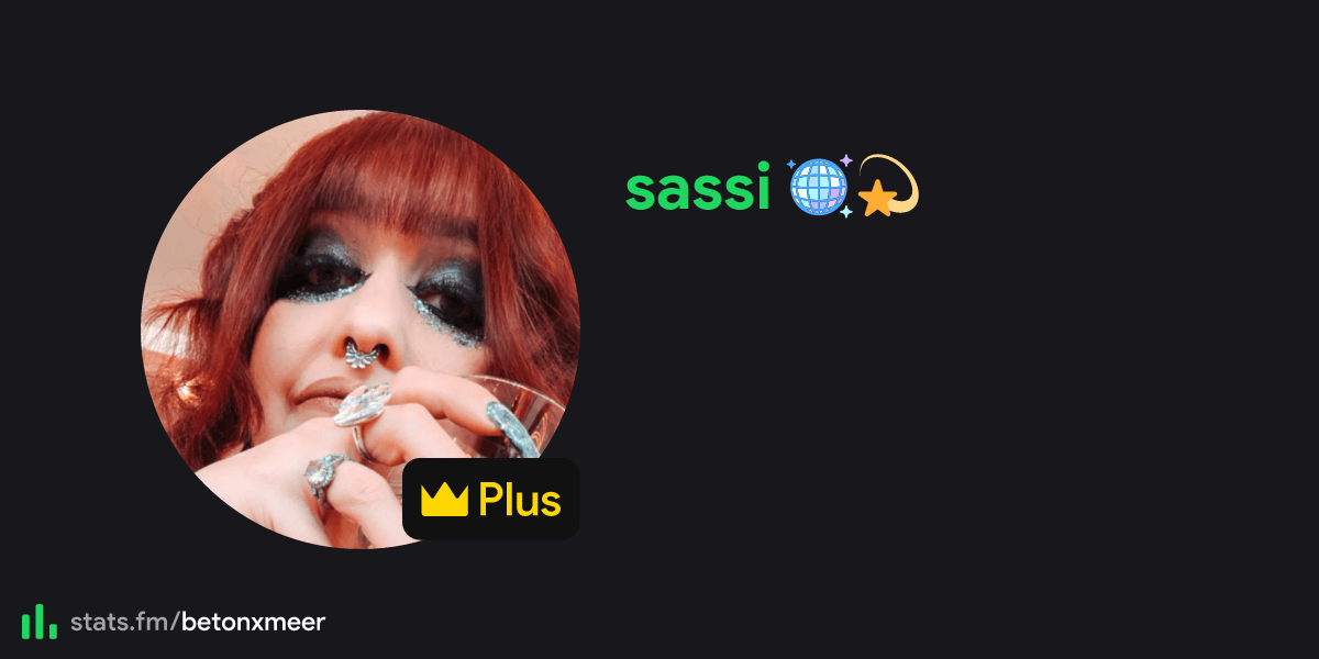 sassi 🪩💫's stats, streams and more | stats.fm