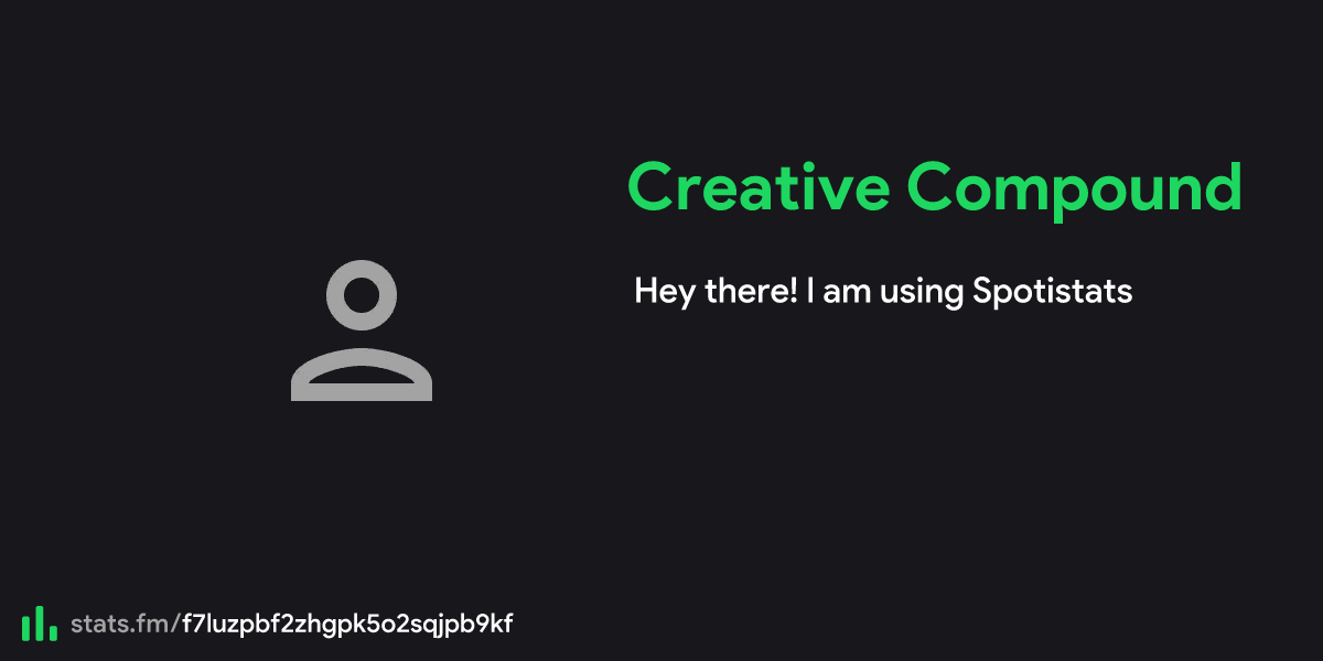 Creative Compound's stats, streams and more | stats.fm