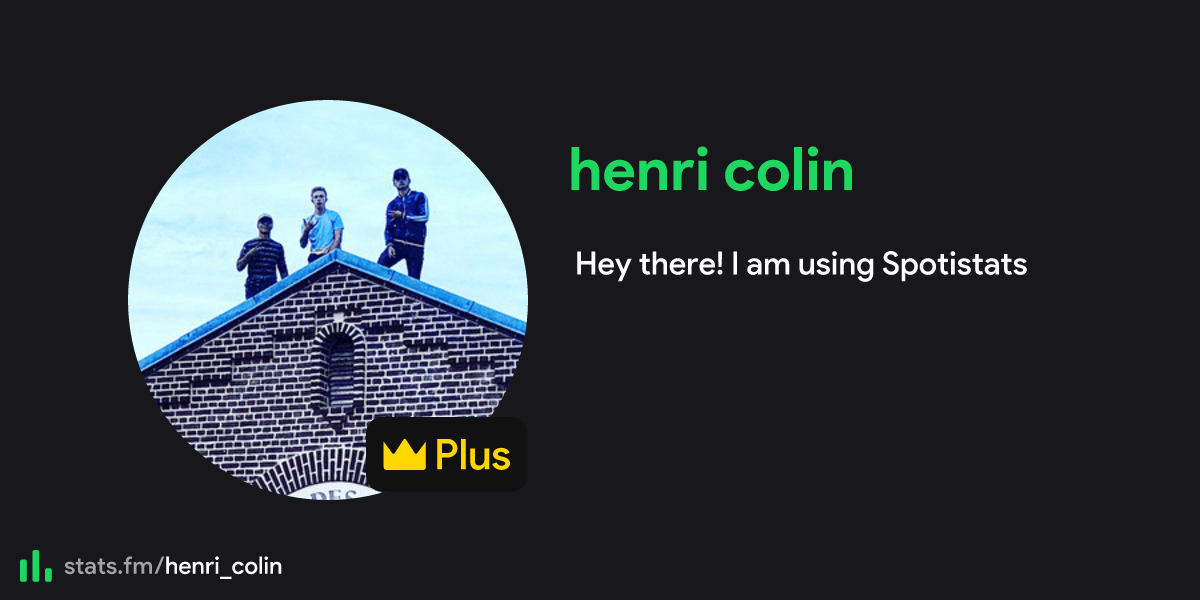 henri colin's stats, streams and more stats.fm