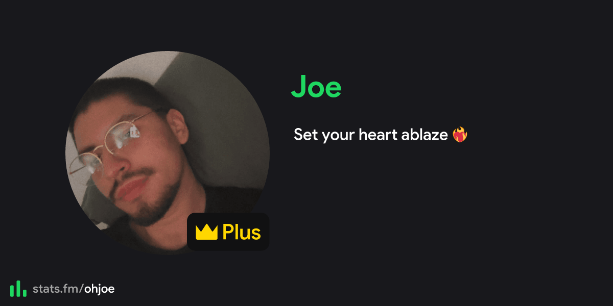 Joe's stats, streams and more | stats.fm