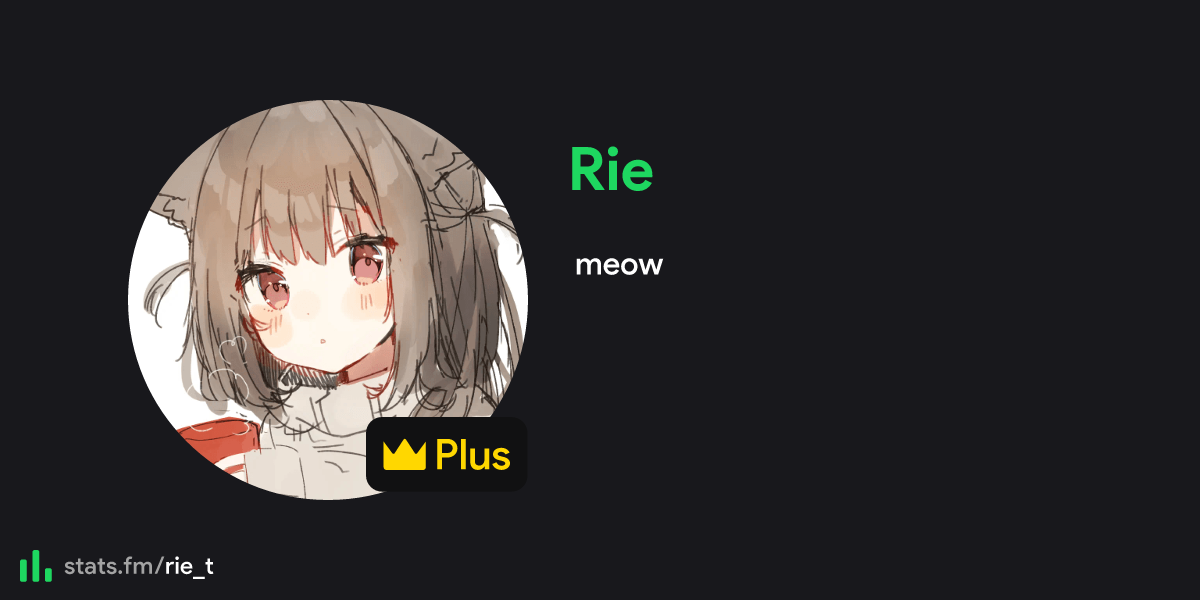Rie s Stats Streams And More Stats fm
