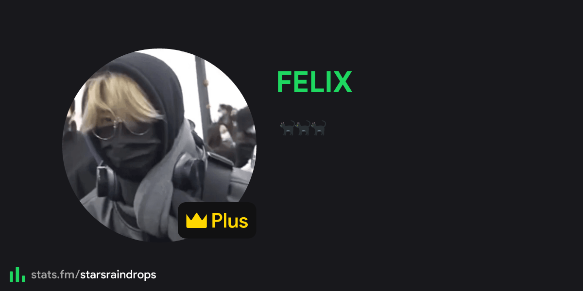 FELIX ☕︎︎'s stats, streams and more | stats.fm